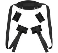 WreGmgg BDSM Accessoires Noir Nylon Classique Multifonctionnel RéGlable Bracelet pour La Main, La Jambe Et Le Cou Support, Couple Cadeau - D30