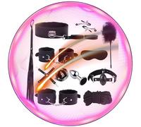WreGmgg BDSM Bracelet 12 PièCes Accueil Gym Accessoires d'exercice pour Les Hommes Et Les Femmes, avec Bracelets RéGlables Et Bandes De RéSistance - Q (Noir)