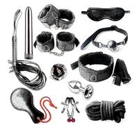 WreGmgg BDSM Bracelet RéGlable Accessoires d'exercice IntéRieur 12 PièCes, éQuipement d'exercice De Gymnase à La Maison pour Les EntraîNements De Corps Entier, Cadeau De Couple - Q