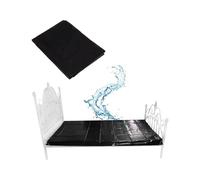 WreGmgg BDSM Sexe 1.2m PVC Mode Classique Drap De Lit Noir, Conception ImperméAble, Cadeau De Couple - D29