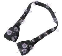 WreGmgg Bracelet Cou Et Cuisse RéGlable en Nylon Noir pour Les Amateurs De Fitness, Utilisé pour Le Soutien des Jambes - D8