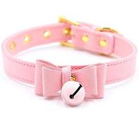 WreGmgg Collier d'horloge Papillon Rose, en Forme de Papillon Rose avec des Cloches, Durable, Design Universel, Confortable à Porter, Pas Facilement Allergique - Z
