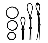 WreGmgg Cordon en Silicone Multifonctionnel avec Combinaison Circulaire, Anneau D'Accessoires De Sport en Silicone, Anneau De DéCompression pour Jouets - H