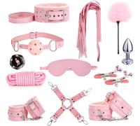 WreGmgg Cuir Rose Douze Pièces Vêtements De Sport, Ensemble Réglable Pour Les Poignets, Accessoires De Sport Confortables-H