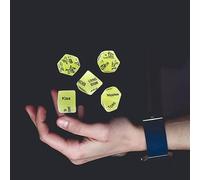 WreGmgg - Dés à Jouer phosphorescents, Cadeau Original pour Hommes et femmes-144