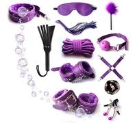 WreGmgg Ensemble Combination Sport Multifonctionnel Lit De 12 Peces Viola, Doté De Bastons Da Pluuma Et Lunettes De Sommeil - D5