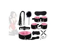 WreGmgg Ensemble De 10 Tables De Chevet Roses Douces Et Confortables avec Ceinture Ajustable pour Outils De Fitness - H4