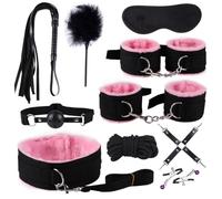 WreGmgg Ensemble De Dix Accessoires Roses, Ceinture De Sport RéGlable, Cravate éLastique, Yoga, EntraîNement Au Poignet Et EntraîNement, Cadeau pour Couple - H
