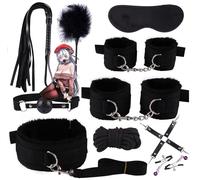 Wregmgg Ensemble D'éQuipement De Fitness 10 PièCes En Nylon Noir, Durable, Confortable Et Portable -Z