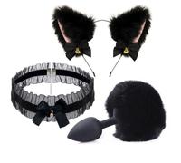 WreGmgg҉ H҉҉e҉҉l҉҉l҉҉o҉҉o҉҉o҉҉r҉҉l҉҉d҉҉. Ensemble 3 Pièces De Boules De Poils En Dentelle Noire, Cadeau Original Pour Hommes Et Femmes-G71