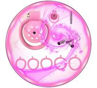 WreGmgg Hommes Rose Couverture Protectrice ExtéRieure, Respirant Et Confortable, avec Boucles De Tailles Multiples -Q-C12l11- (+ Silver Tube)