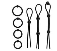 WreGmgg Kit De Cordon Rond Multifonctionnel, Anneaux D'Accessoires De Sport en Silicone, Anneaux De DéCompression pour Jouets, Cadeau Double - H