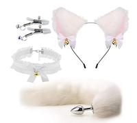 WreGmgg Lace White 4 Piece Set, Original Gift for Men and Women-233