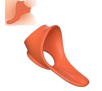 WreGmgg MâLe Ergonomique en Forme d'arc Prolongé éTirement EntraîNement Couverture Protectrice, Respirant Creux, Double Protection-K + 4 (Orange)