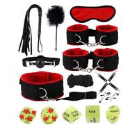 WreGmgg Produits éRotiques éQuipement d'exercice à Domicile, Ensemble De 15 PièCes pour La Contention Corporelle en IntéRieur, Cadeau pour Couple - Q