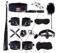 WreGmgg RéGulable All'Aperto Nuovo Multifonctionnel 12 PièCes Combination D'EntraîNement Set en Peau, Doté De Lunettes De Sommeil Et Colletto, Couple Cadeau - D5