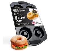 Wrenbury Moule à beignets 6 tasses - Moule à beignets - Moule à beignets - Moule en acier carbone - 9 cm - Facile à nettoyer