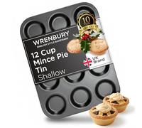 Wrenbury Pro Moule à tarte peu profond en acier carbone anti-adhésif