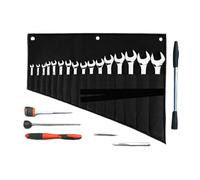 Wrench Organizer Roll Up - Heavy-Duty Tool Pouch with Elastic Straps, Oxford Cloth Roll-Up Bag for Secure Tool Storage, Foldable Design for Easy Carrying for Mechanics, Electricians, Handymen, Cars