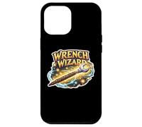 Wrench Wizard Funny Mechanic Citation Dire Phrase Mécanique Coque pour iPhone 12 Pro Max