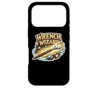 Wrench Wizard Funny Mechanic Citation Dire Phrase Mécanique Coque pour iPhone 17 Pro