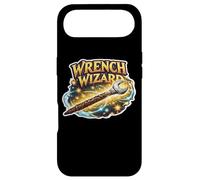 Wrench Wizard Funny Mechanic Citation Dire Phrase Mécanique Coque pour iPhone Air