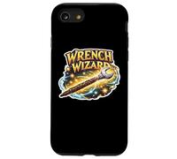 Wrench Wizard Funny Mechanic Citation Dire Phrase Mécanique Coque pour iPhone SE (2020) / 7/8