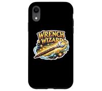 Wrench Wizard Funny Mechanic Citation Dire Phrase Mécanique Coque pour iPhone XR