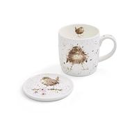 Wrendale by Royal Worcester Tasse et dessous de verre Motif oiseaux volants