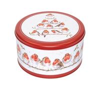 Wrendale Designs - Boîte ronde Robin Robin de Noël Rockin Robins