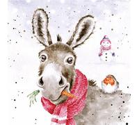 Wrendale Designs by Hannah Dale - Muletide Greetings - Coffret de cartes de Noël - Lot de 8
