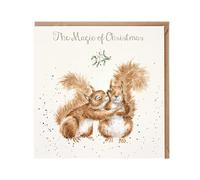 Wrendale Designs by Hannah Dale - The Magic Of Christmas - Carte de Noël dorée - Simple