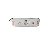 Wrendale Designs by Hannah Dale Trousse à pinceaux Motif petits tweets, gris, Small Brush Bag/Pencil Case - Wren