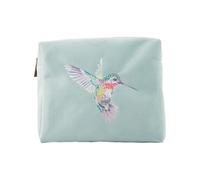 Wrendale Designs by Hannah Dale Wisteria Wishes Trousse à maquillage brodée Motif colibri