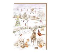 Wrendale Designs - Calendrier de l'Avent « Home for Christmas » avec animaux de la forêt