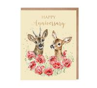 Wrendale Designs - Carte d'anniversaire de cerf « My Deer »