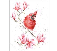 Wrendale Designs Carte de vœux Magnolia (Cardinal)