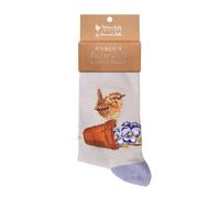 Wrendale Designs Chaussettes Pottering About Wren, multicolore, 4-7