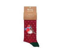 Wrendale Designs - Chaussettes Robin Season's Tweetings pour homme, multicolore, 7-11