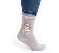 Wrendale Designs Chaussettes Sprouts, blanc, 4-7