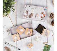 Wrendale Designs Collection de tampons en bois « The Country Set »