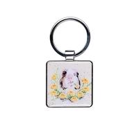 Wrendale Designs Dandy Day Porte-clés cochon d'Inde, multicolore, taille unique