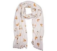 Wrendale Designs Hannah Dale - Écharpe - 70 cm par 190 cm, Truffe - Renard, 70cm x 190cm