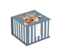 Wrendale Designs Hannah Dale Bloc mémo renard « Snug as a Cub »