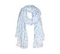 Wrendale Designs Hannah Dale - Écharpe - 70 cm par 190 cm, Bleu - Bourdon, 70cm x 190cm