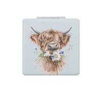 Wrendale Designs Miroir compact Vache Flight of the Daisy Coo