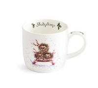 Wrendale Designs Mug de Noël Hérissons sur une luge