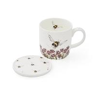 Wrendale Designs - Mug et dessous-de-verre « Flight of the Bumblebee »