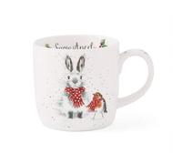 Wrendale Designs Mug Lapin et rouge-gorge "Ange des neiges"