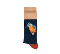 Wrendale Designs by Hannah Dale - Chaussettes pour homme « The Kingfisher », Le martin-pêcheur, M